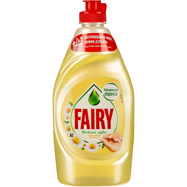 FAIRY Средство для мытья посуды  450мл Нежные руки Ромашка и витамин Е