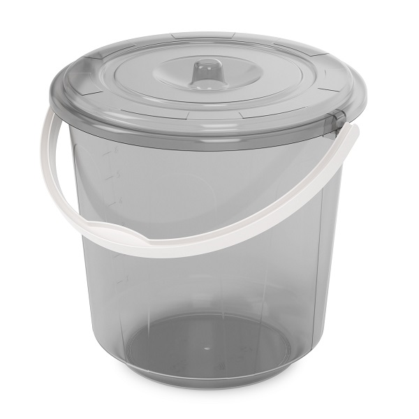 Ведро 10л АЛЬТЕРНАТИВА Хозяюшка с крышкой