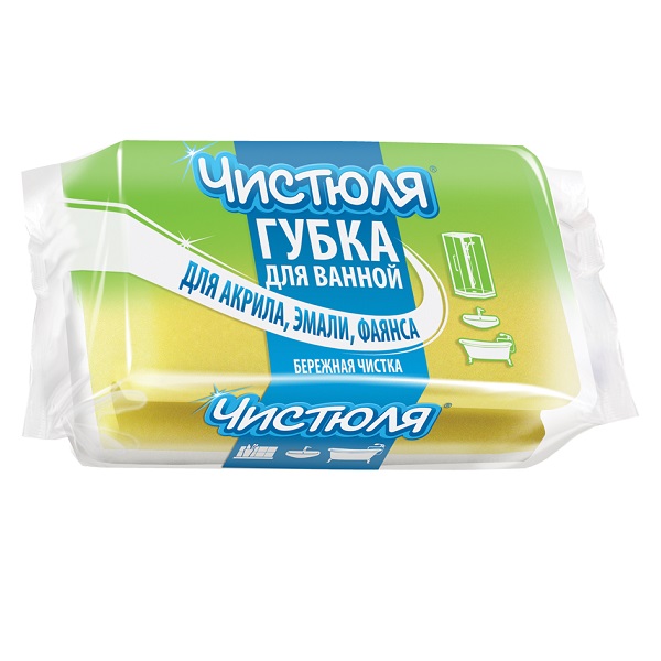 Губка ЧИСТЮЛЯ для ванной 1 шт.
