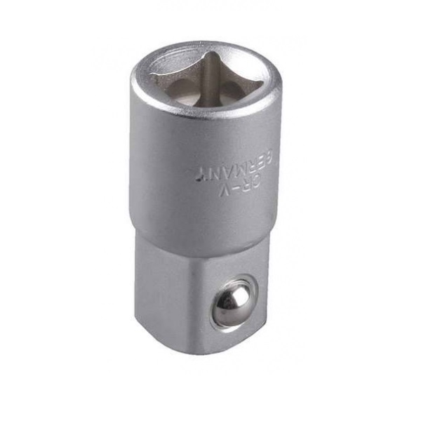 Адаптер-переходник для торцевых головок с 3/8" на 1/2" KRAFTOOL, увеличивающий 