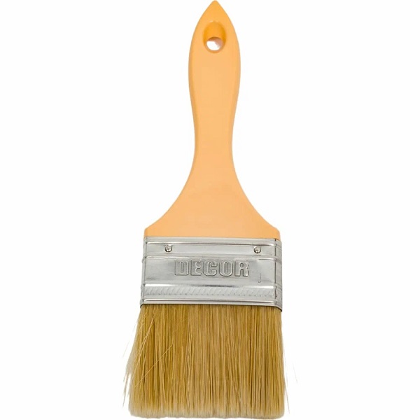 Кисть плоская DECOR  50мм Четверг синтетический ворс, пластиковая ручка, 