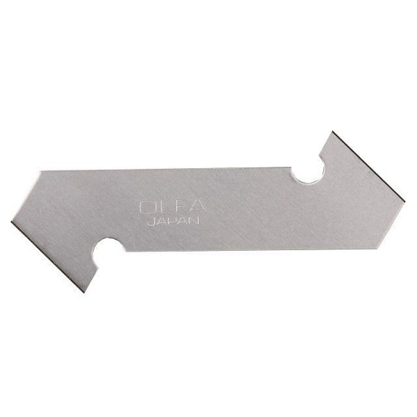 Лезвие OLFA двустороннее для резки Р-800, 13х61х0,6мм, 3шт.