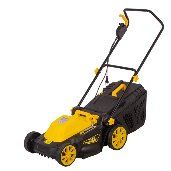 Газонокосилка электрическая HUTER ELM-1400P, 1400Вт, 3200об/мин, травосборник 40л 15,6кг