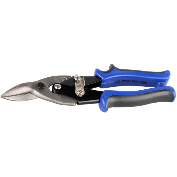 Ножницы по металлу STAYER MAX-Cut, двухкомпонентные рукоятки, правые, 250мм