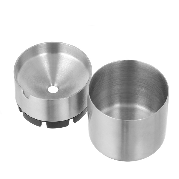 Пепельница нержавеющая сталь разборная 7х9,4см