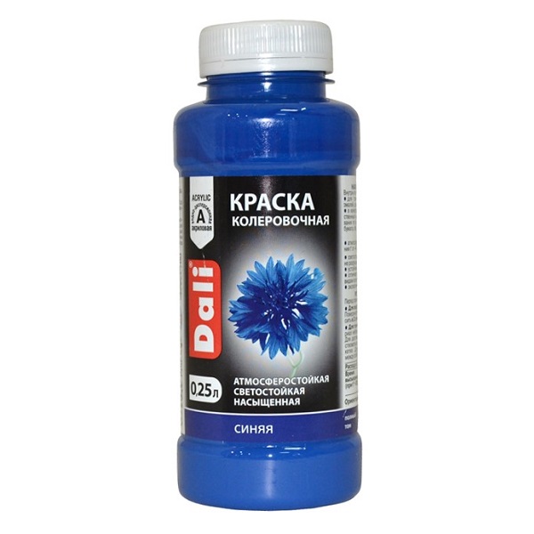Колеровочная краска DALI 0.25л синий
