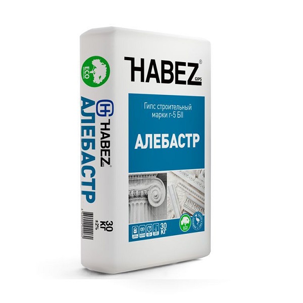 Гипс строительный HABEZ Алебастр, 25кг