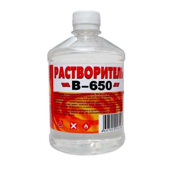 Растворитель В-650 ВЕРШИНА, 0,5 л
