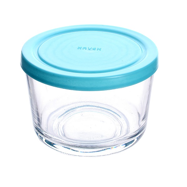 Контейнер для продуктов стекло с крышкой пластик 0,42 л KAVEN Paprik1
