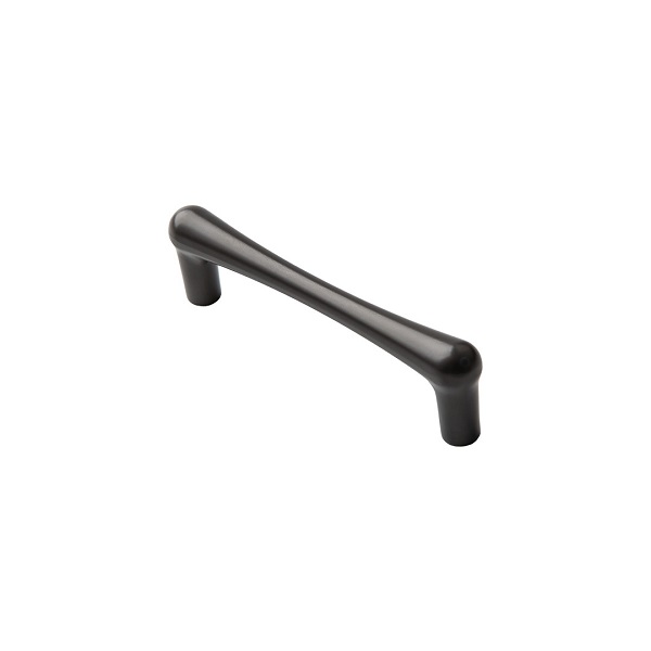 Ручка-скоба мебельная KERRON S-2630 96мм, матовый черный