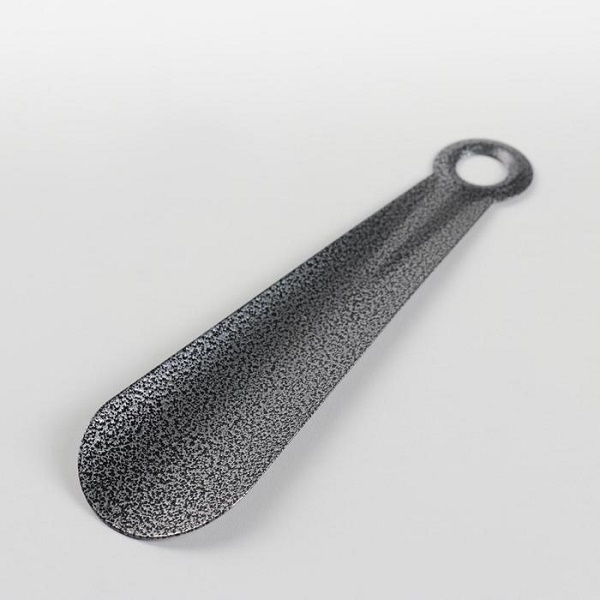 Рожок для обуви 22 см с кольцом, металл