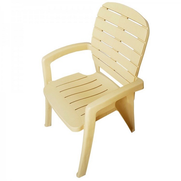 Кресло пластиковое ELLASTIK-PLAST Прованс 580x60x915мм, бежевый