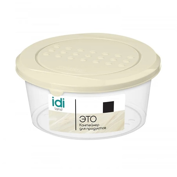 Банка для продуктов пластик PLAST TEAM Asti круглый 0,5л 