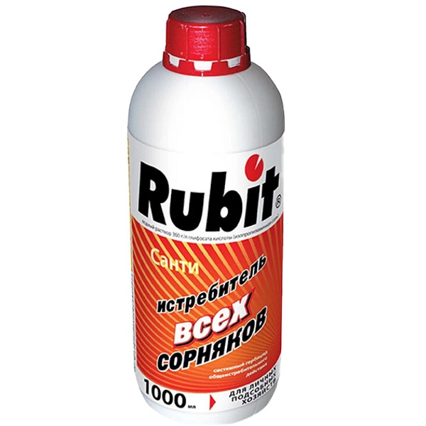RUBIT Санти истребитель всех сорняков 1000мл