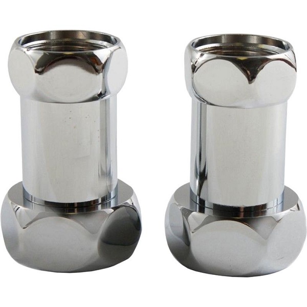 Прямое соединение для полотенцесушителя LUXON, В-В 3/4"х1/2", 2шт.