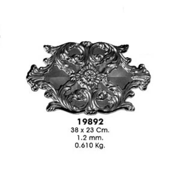 Декоративный элемент 19892 (38х23см, 1,2мм, 0,610кг)