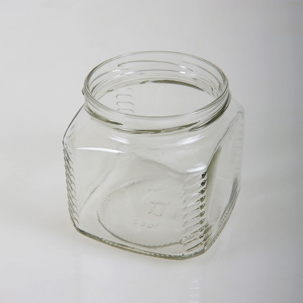 Банка стеклянная Твист 0,39л/82мм четырехгранник