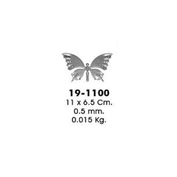 Штампованный элемент 19-1100 (11х6,5см, 0,5мм, 0,015кг)