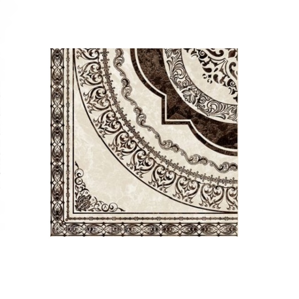 GOLDEN TILE Вулкано бежевый декор 400х400*8,5мм