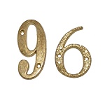 Цифры металлические "9","6"