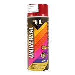 Краска аэрозольная INRAL UNIVERSAL 23 RAL-3004 вишневая, 400 мл